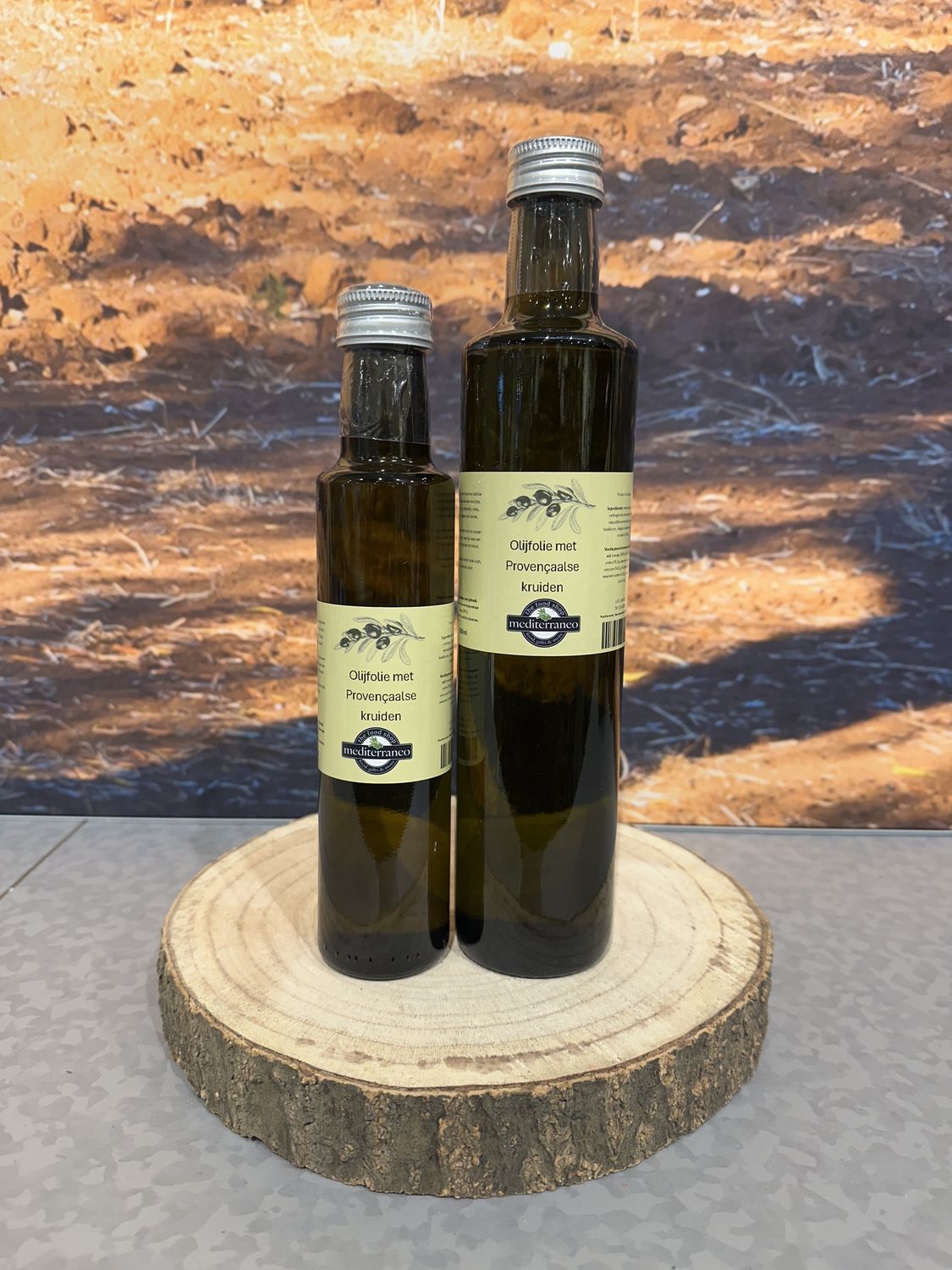 Olijfolie met Provencaalse kruiden + fles 250ml