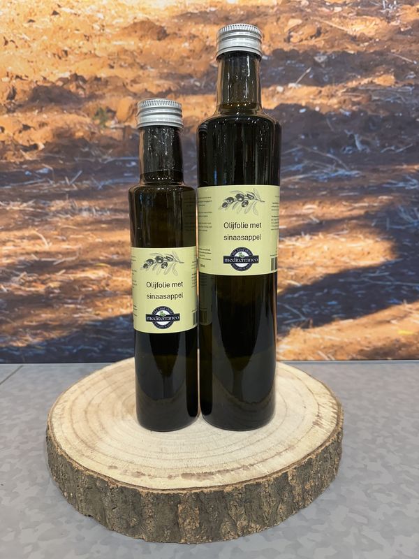 Olijfolie met sinaasappel + fles 500ml