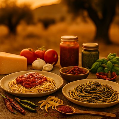 Pasta sauzen en pesto's
