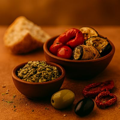 Tapas, Tapenades en Antipasti
