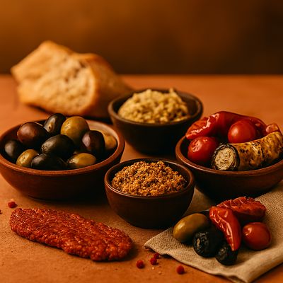 Olijven, tapas, tapanades en antipasti
