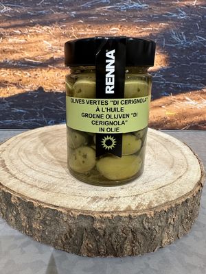 Groene olijven "Di Cerignola" in olie 300g