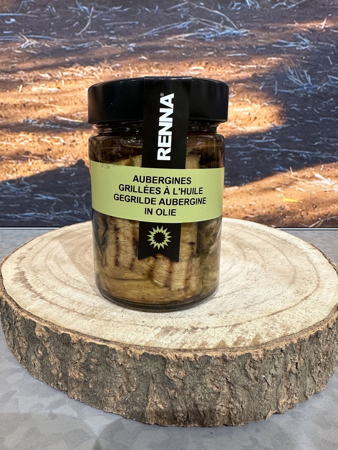 Gegrilde aubergines in olie 300g