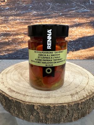 peperoncini peperoncini "Zefirino" gevuld met ansjovis en kappertjes 300g