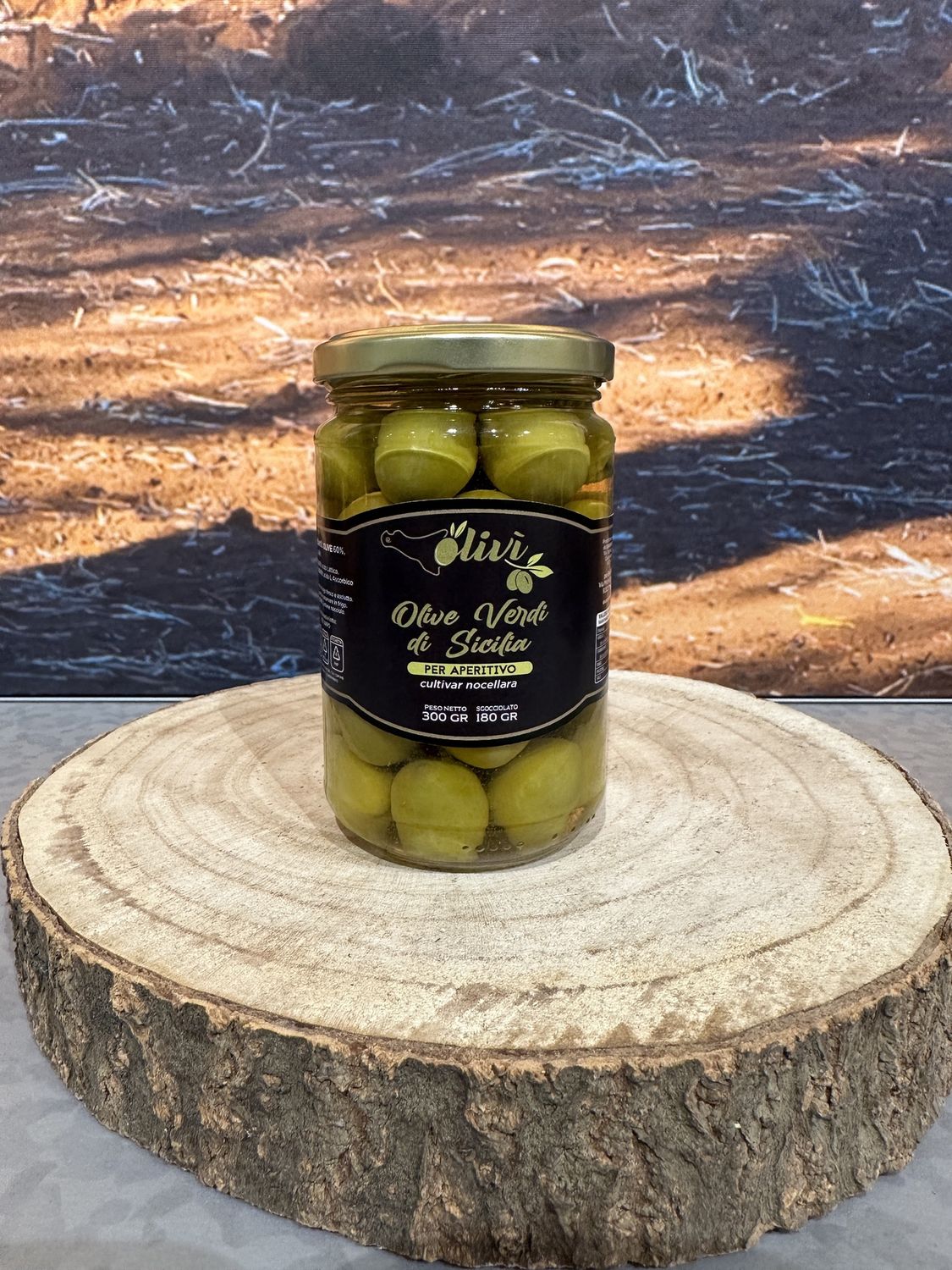 Olive verdi di Sicilia (Nocellara)300g