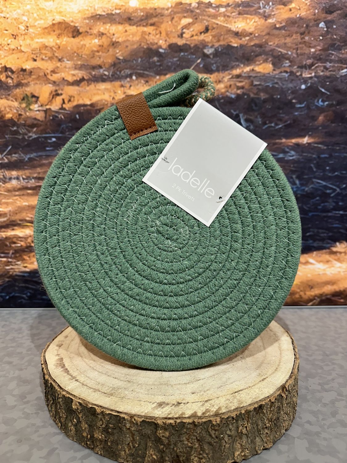 Nash pan onderzetter Ladelle 2st., Colour: groen