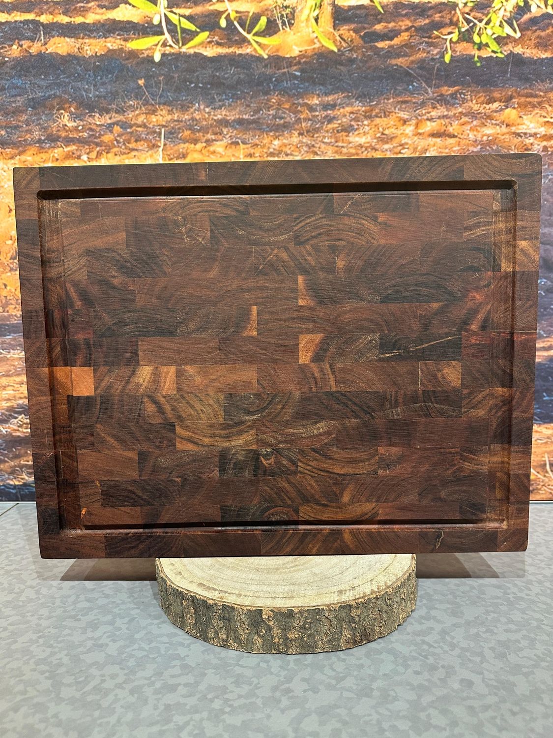 Hakblok 44x34x6cm Acacia Wood Hakblok 44x34x6cm Acacia Wood