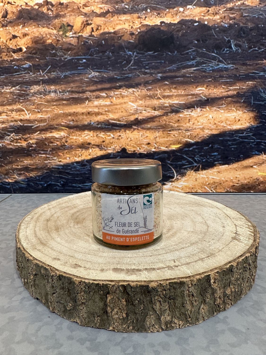 Fleur de sel de Guérande au piment d'Espelette 85g