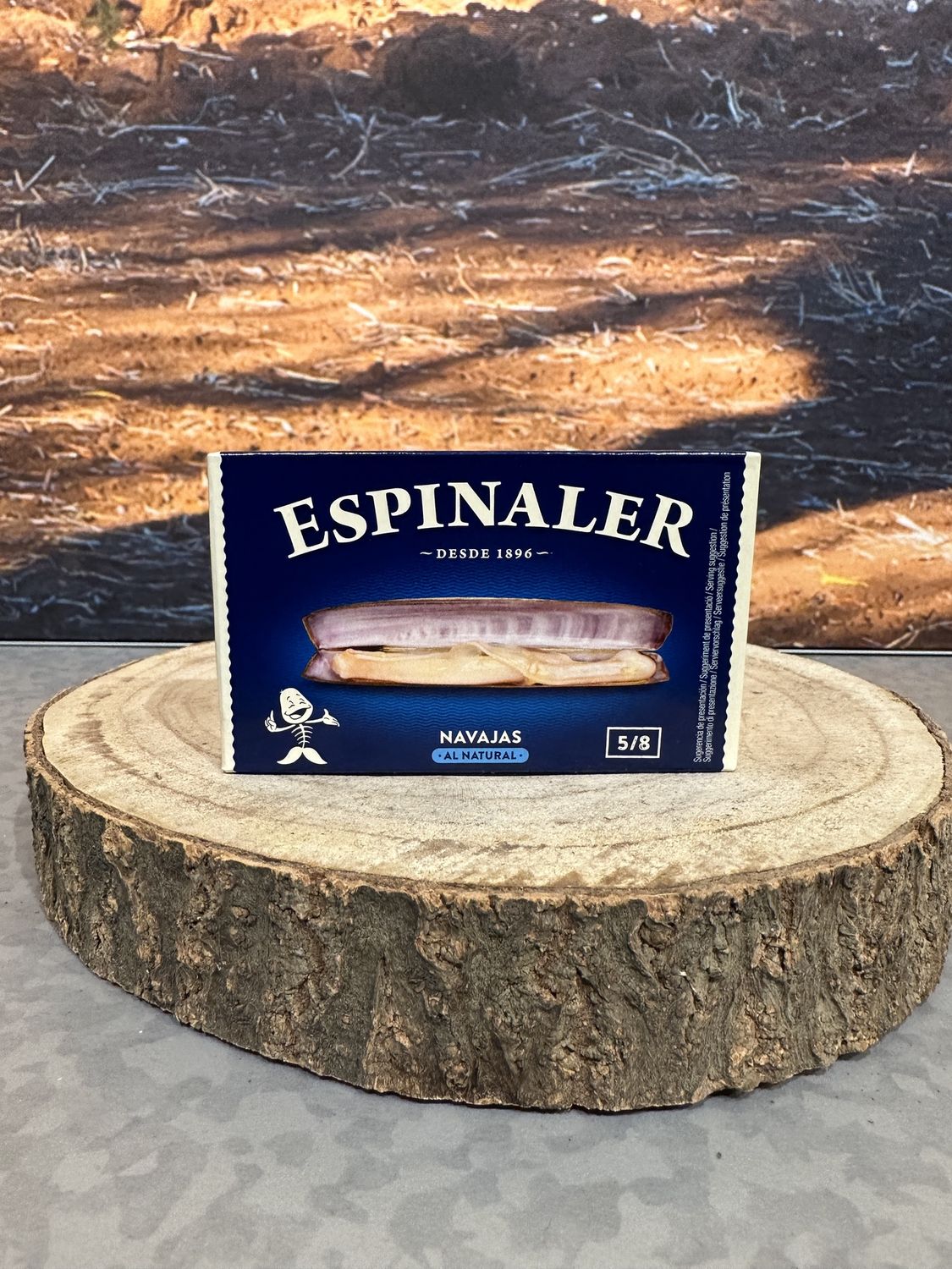 Navajas al Natual 110g (Scheermessen naturel)