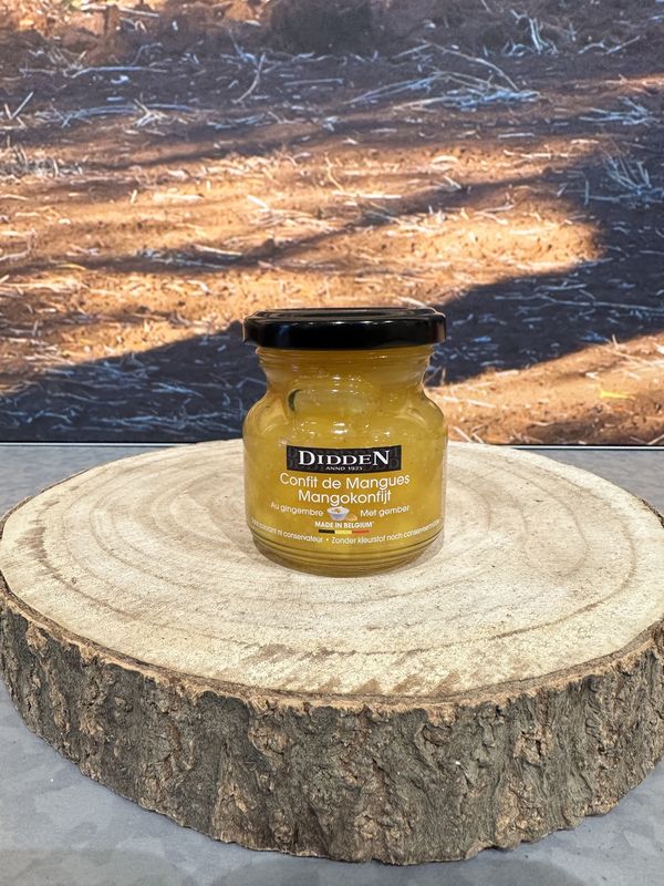 Mangokonfijt met Gember 150g Mangokonfijt met Gember 150g