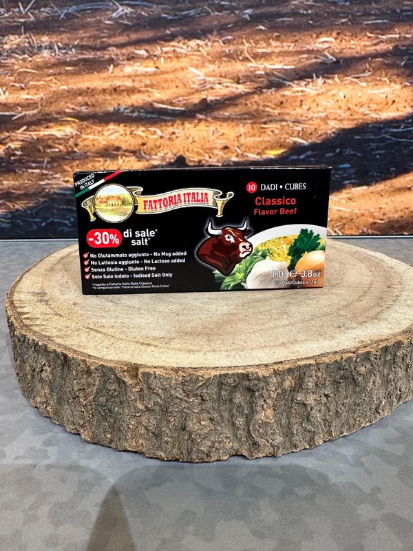 Dado da Brodo Gusto Carne 110g (bouillonblokjes rund) Dado da Brodo Gusto Carne 110g (bouillonblokjes rund)