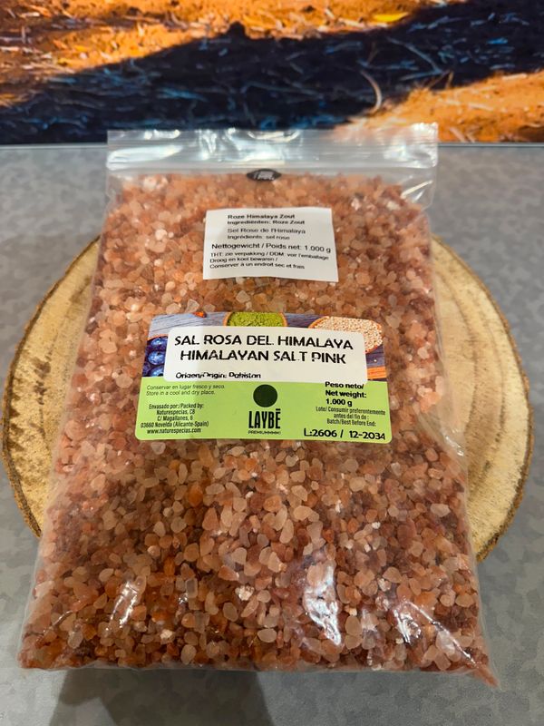 Navulling grof roze Himalaya zout voor de molen 1000g