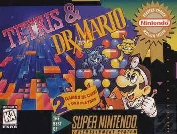 Tetris and Dr. Mario - Players Choice - Cart Only Tetris and Dr. Mario - Players Choice - Cart Only