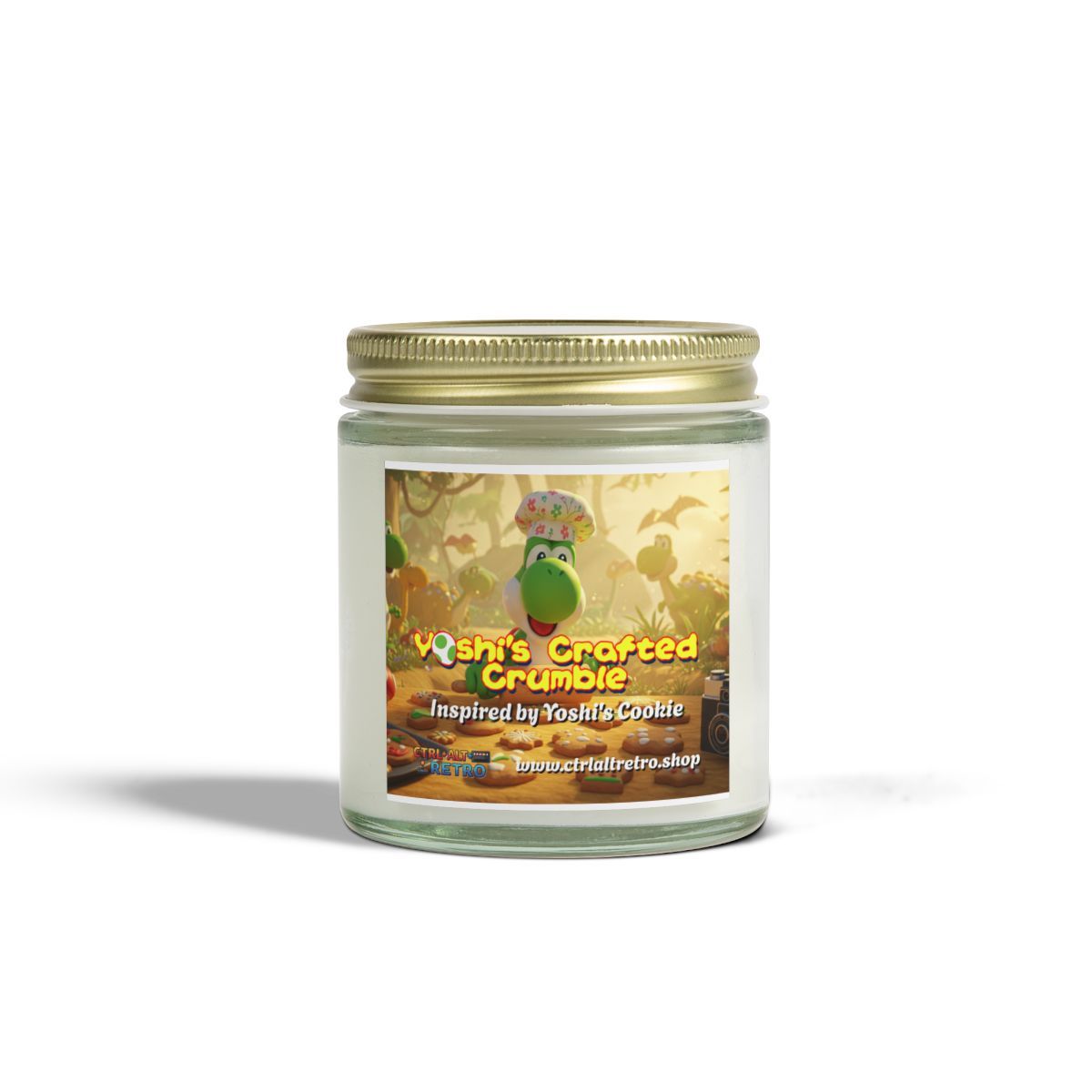 Yoshi's Crafted Crumble - Yoshi's Cookie Crumble Inspired Candle