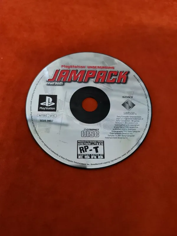 Playstation Underground Jampack Fall 2001 - Loose