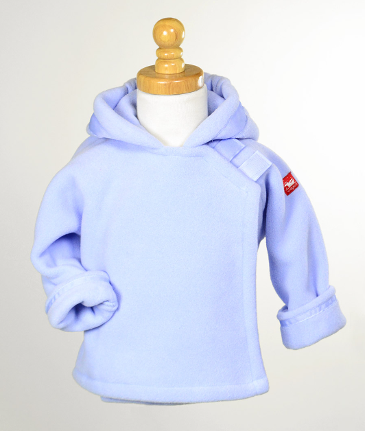 American Widgeon - Warmplus Fleece Favorite Jacket, Wrap Close, Hood - Light Blue