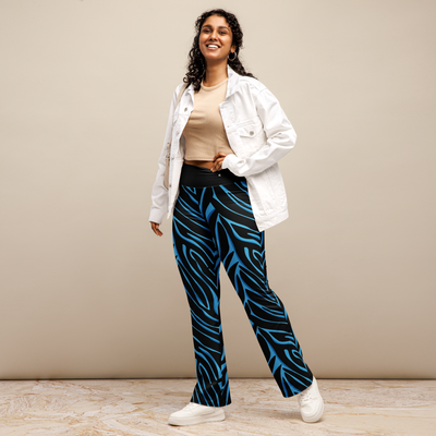 Electric Wave Statement Flares – Move Bold. Flow Fearlessly⚡🌊