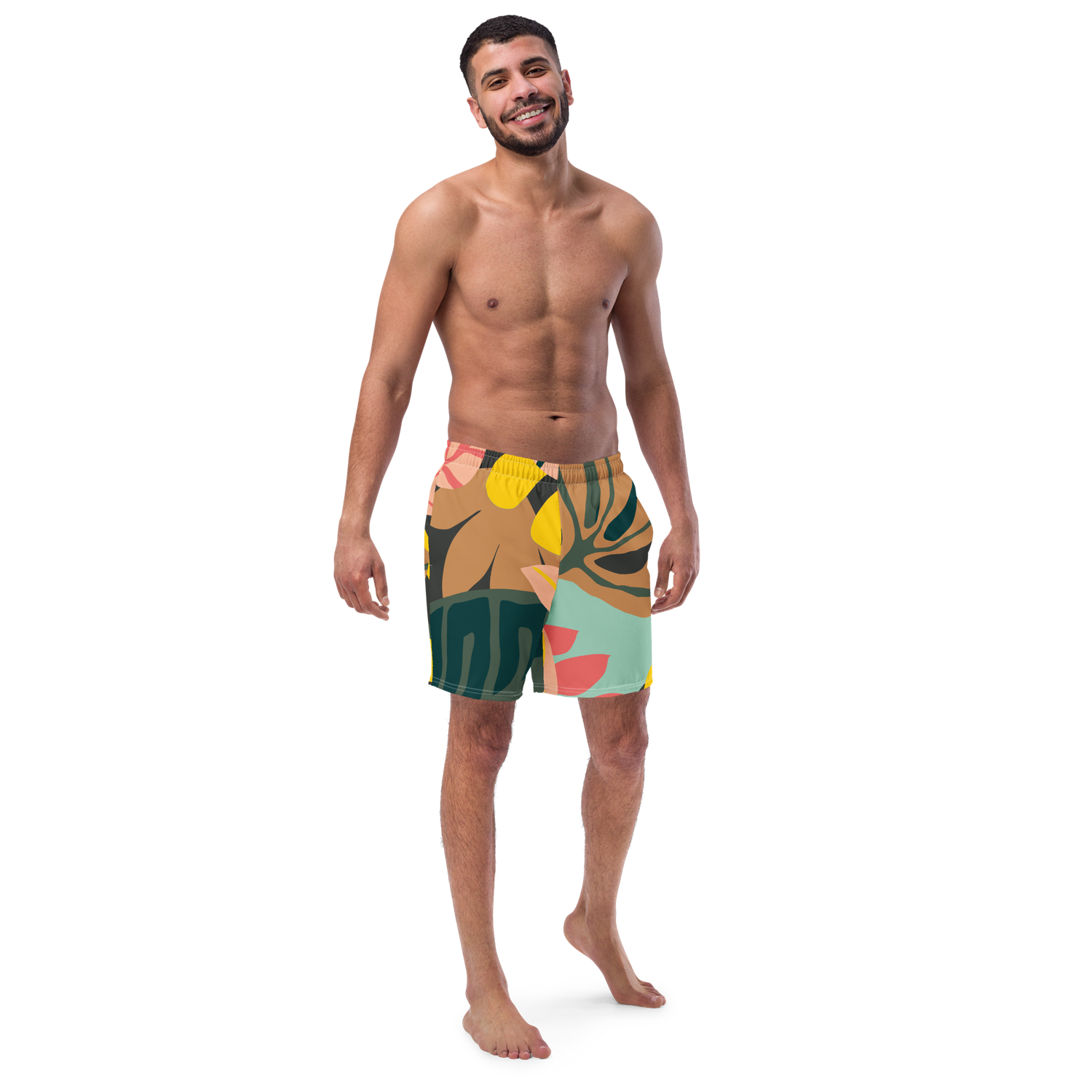 Qara Tropic Flow Recycled Swim Trunks