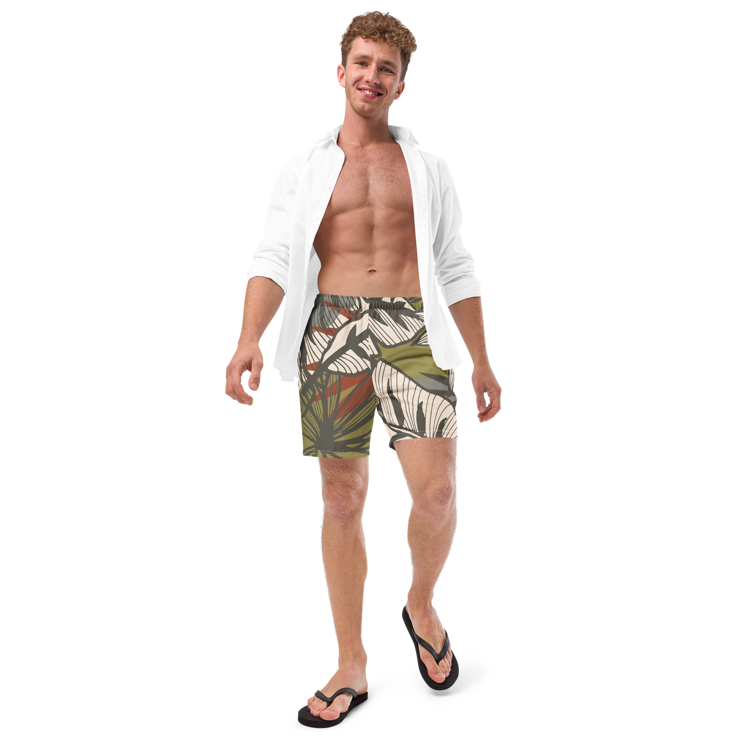 Qara Earthform Recycled Swim Trunks