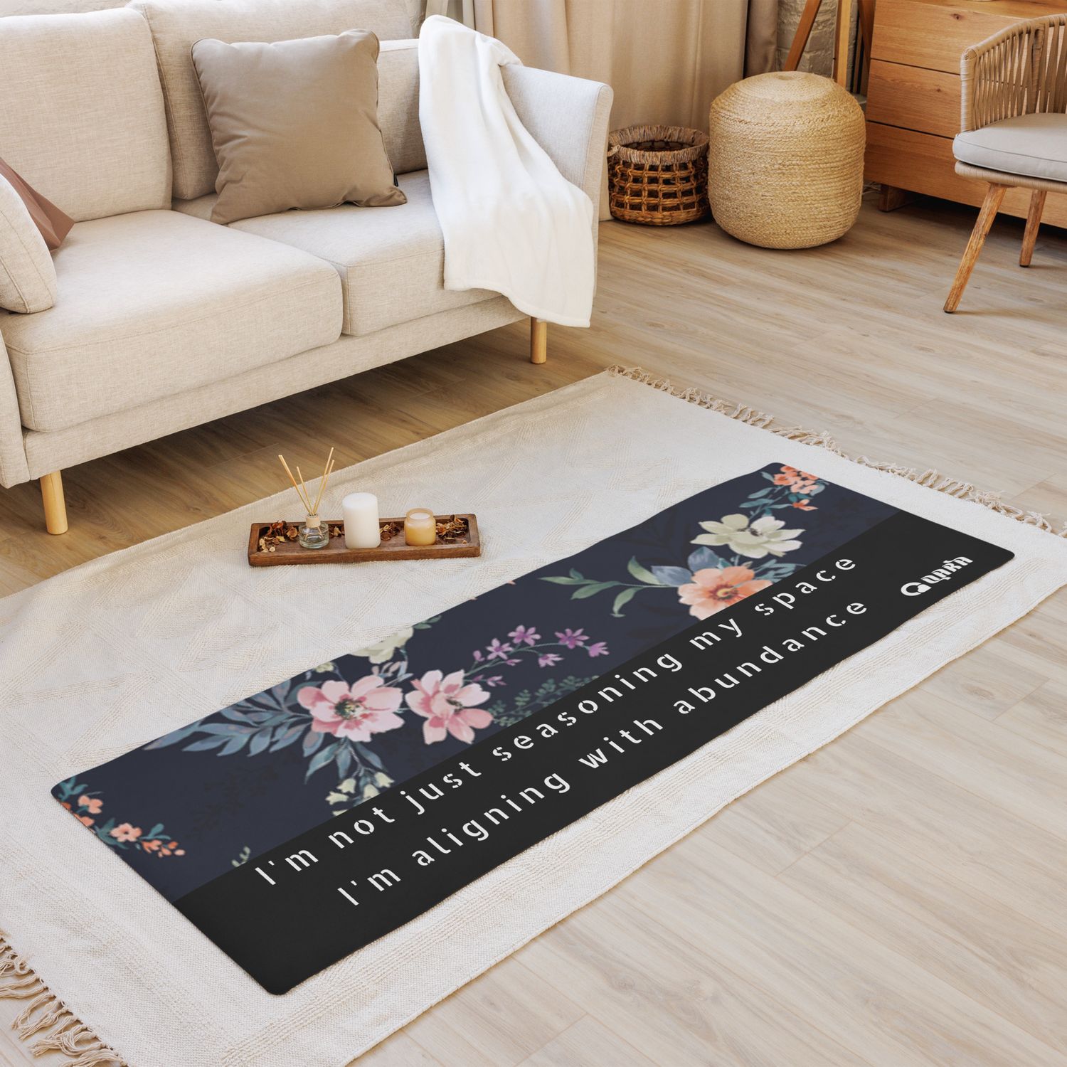 Qara Abundance Alignment Yoga Mat