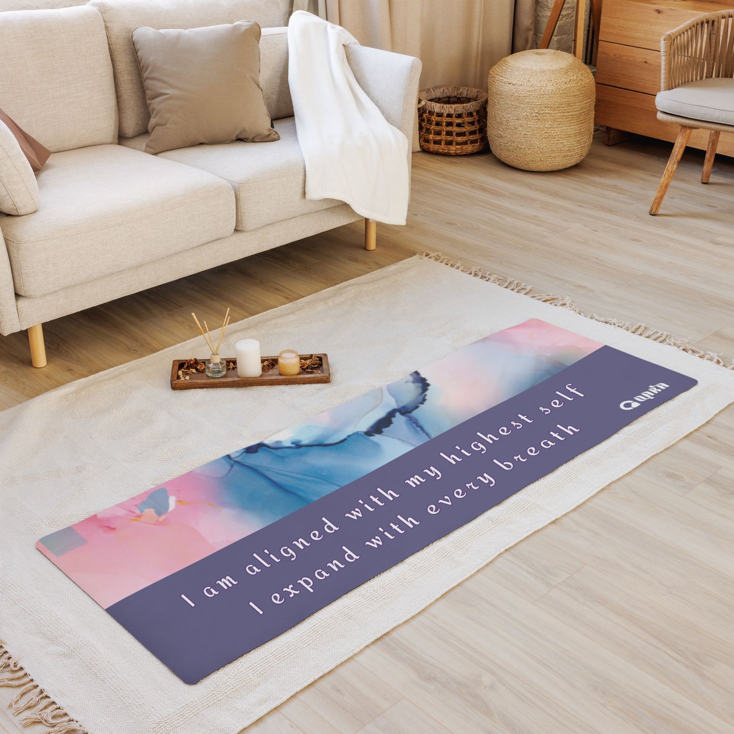 Aligned Flow –  Affirmation Yoga Mat