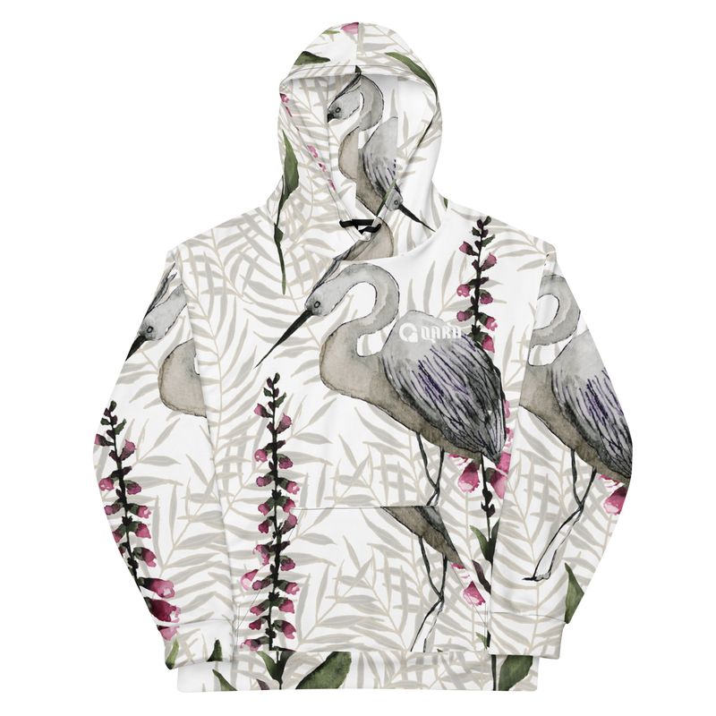 Love Qara Heron Grace Unisex Hoodie