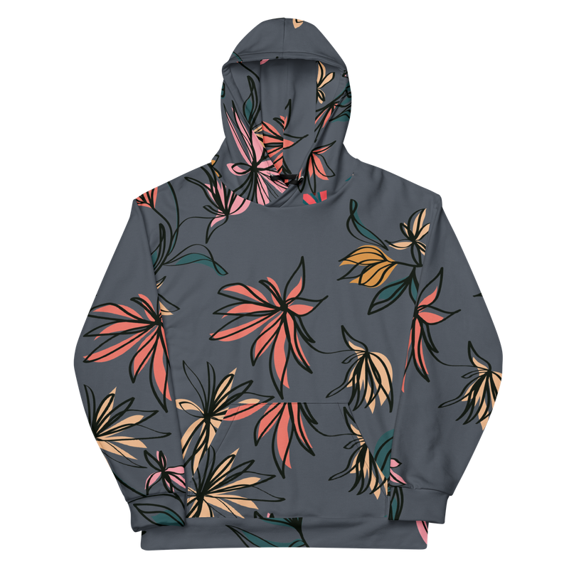 Love Qara Midnight Bloom Unisex Hoodie