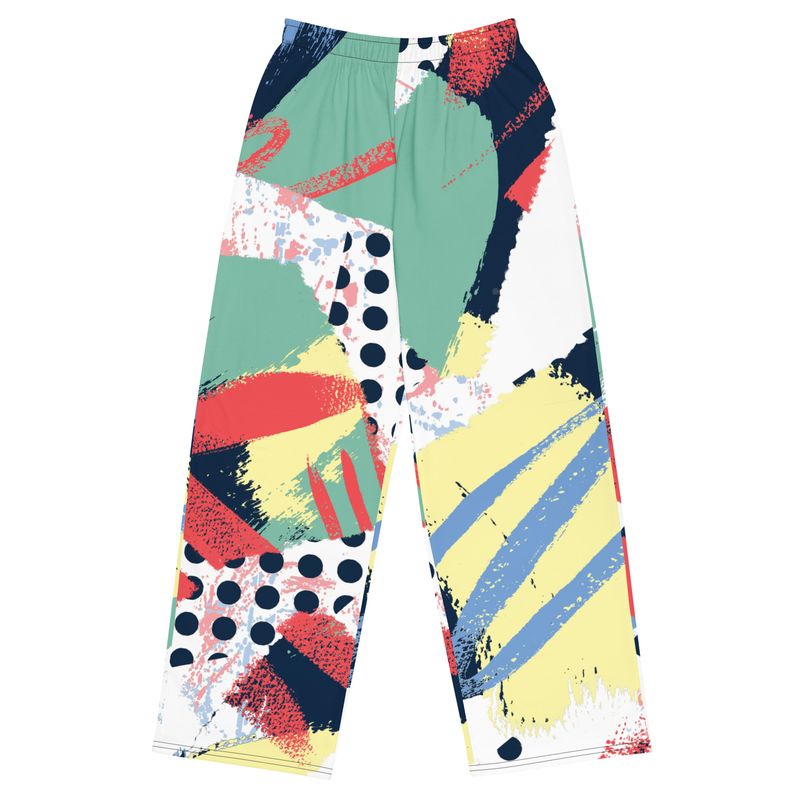 The Qara Canvas Wide Leg Pants