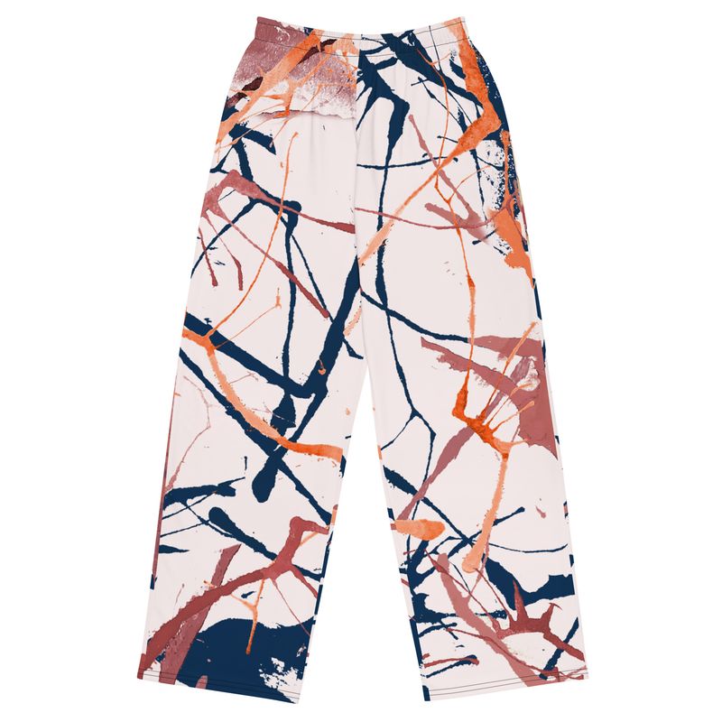 Love Qara “Grounded Flow State” Unisex Wide-Leg Pants