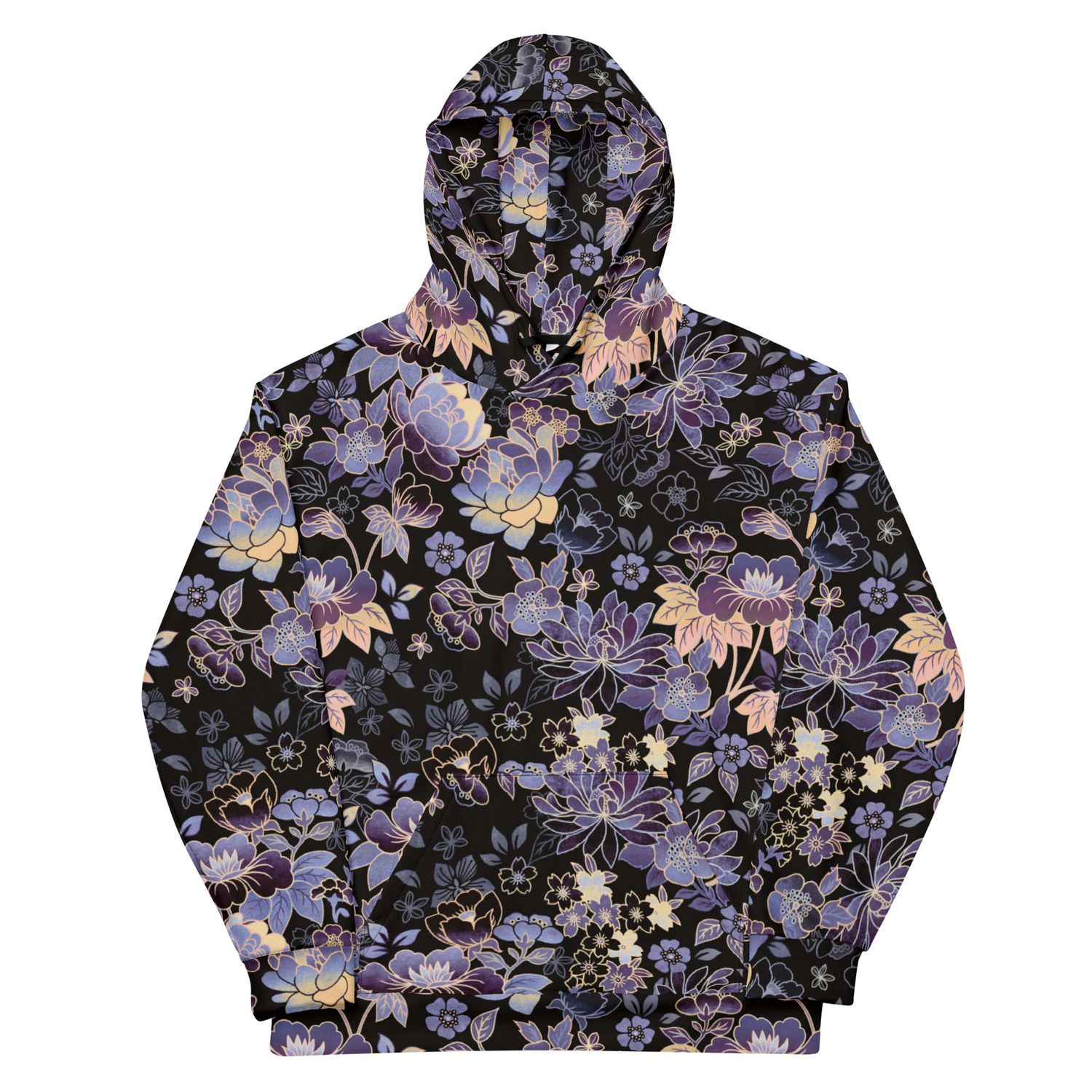 Love Qara “Afterglow Florals” Unisex Cotton Hoodie