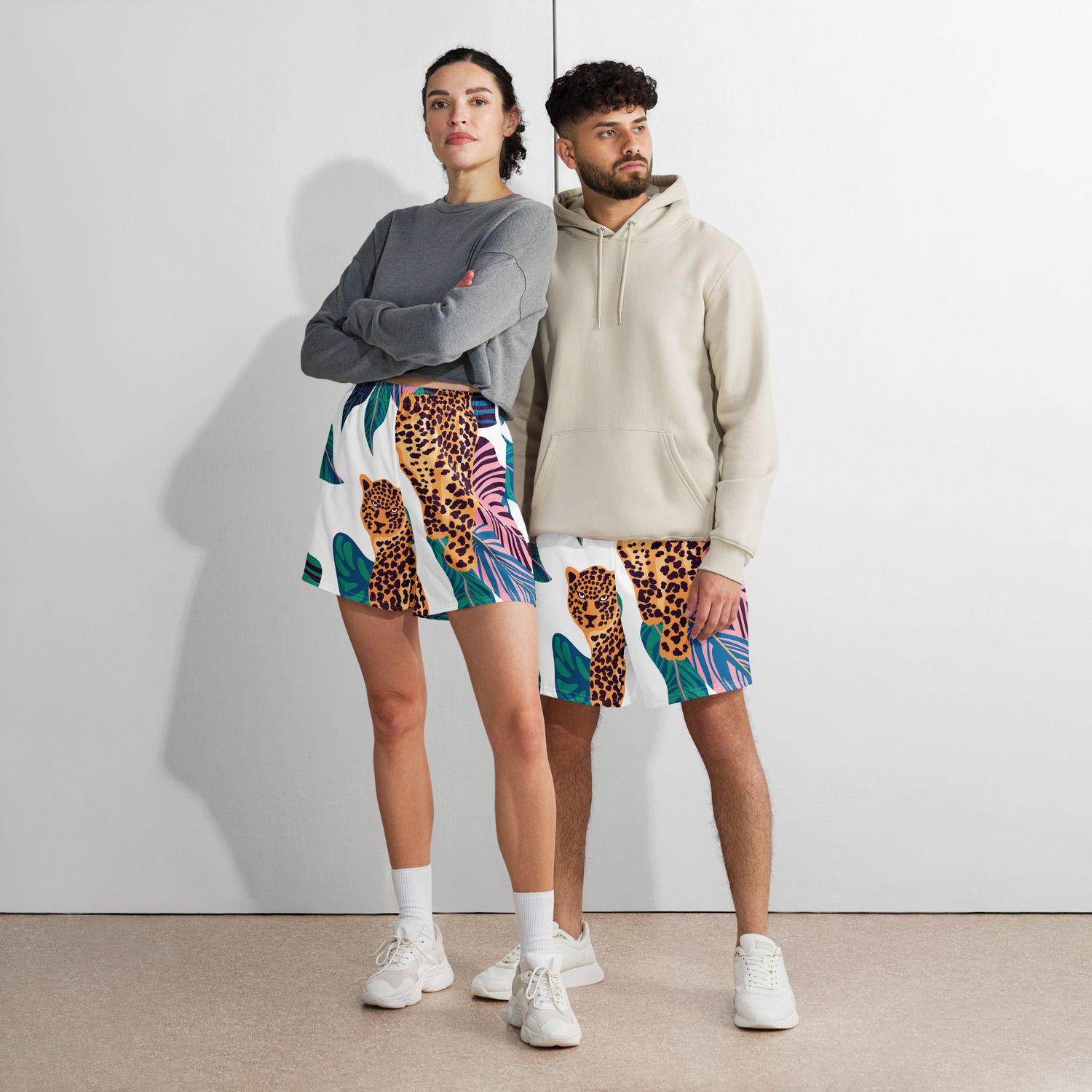 Wild Tropic Leopard Shorts