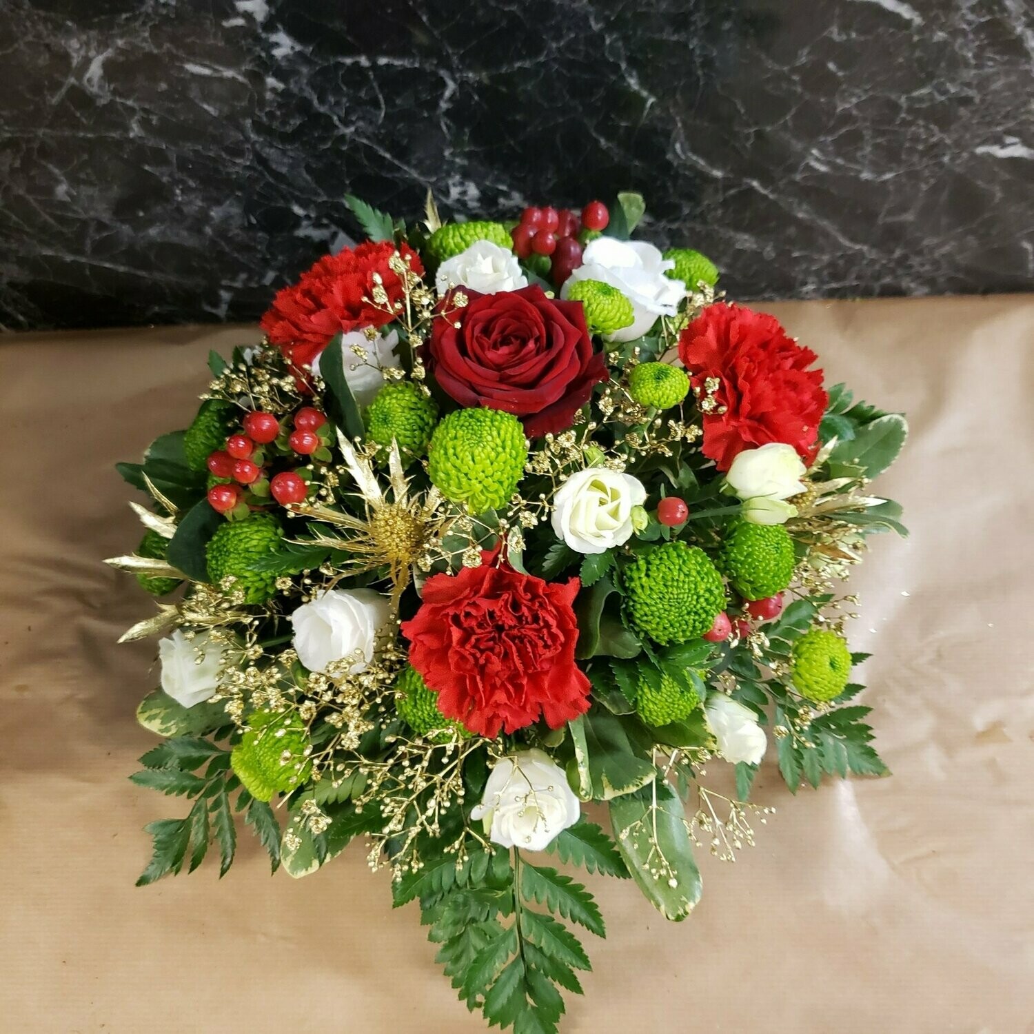 Christmas Container / Dish Arrangements. For local delivery