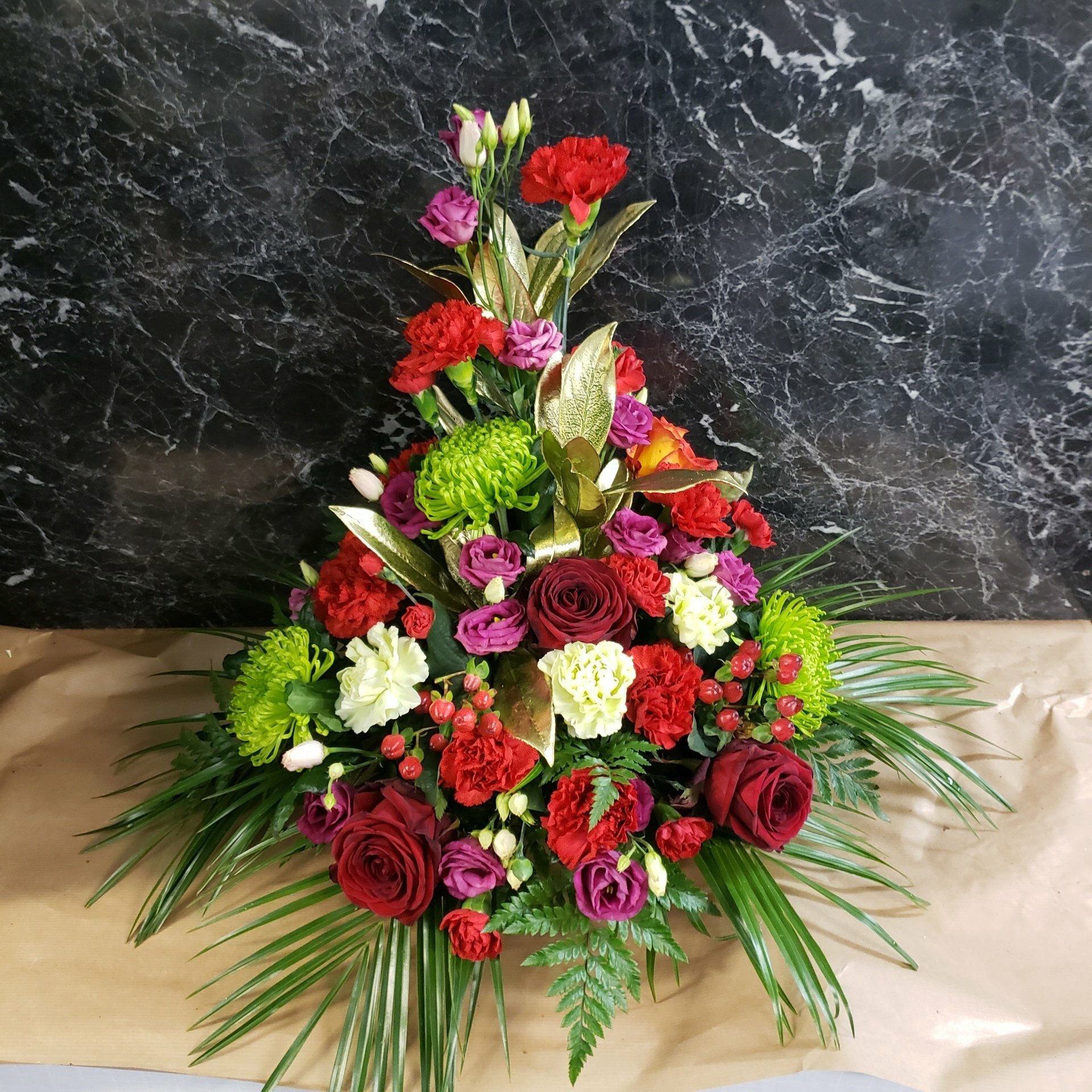 Christmas Container / Dish Arrangements. For local delivery