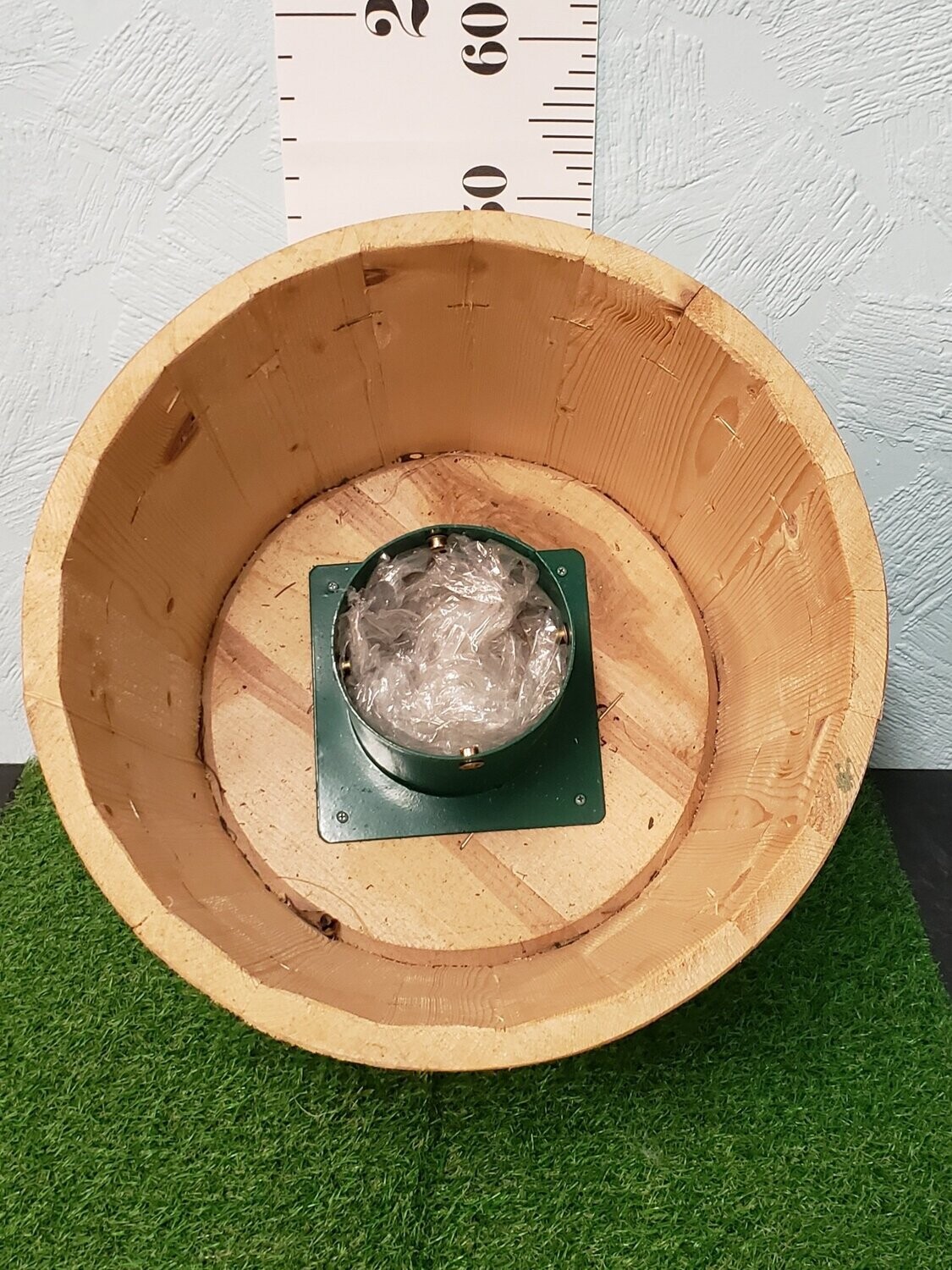 Wooden barrel christmas tree stand Clearance