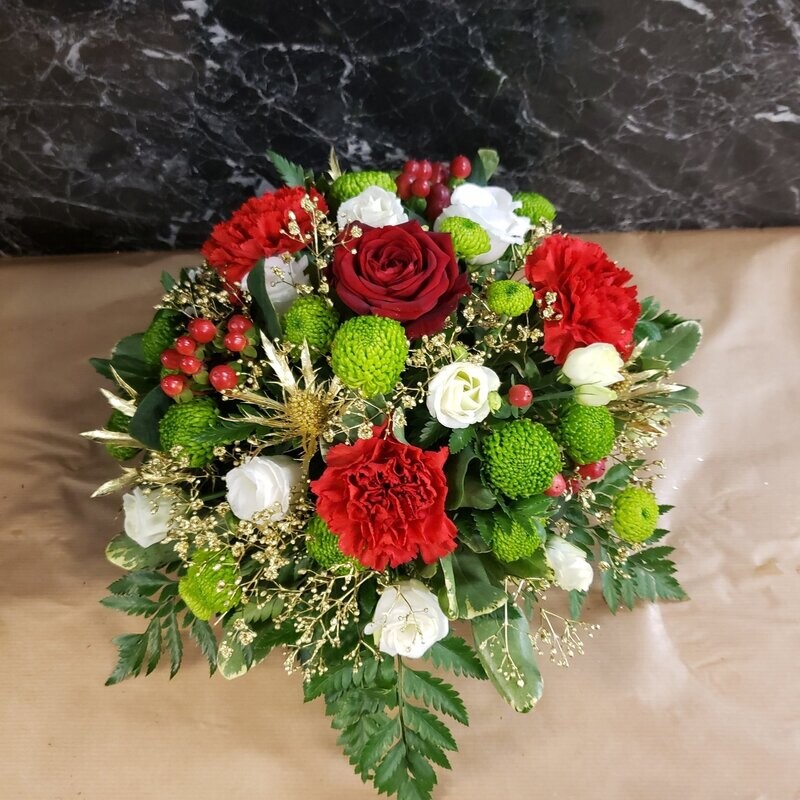Christmas Basket Arrangements. For local delivery and surrounding areas.  Starting from £50.00