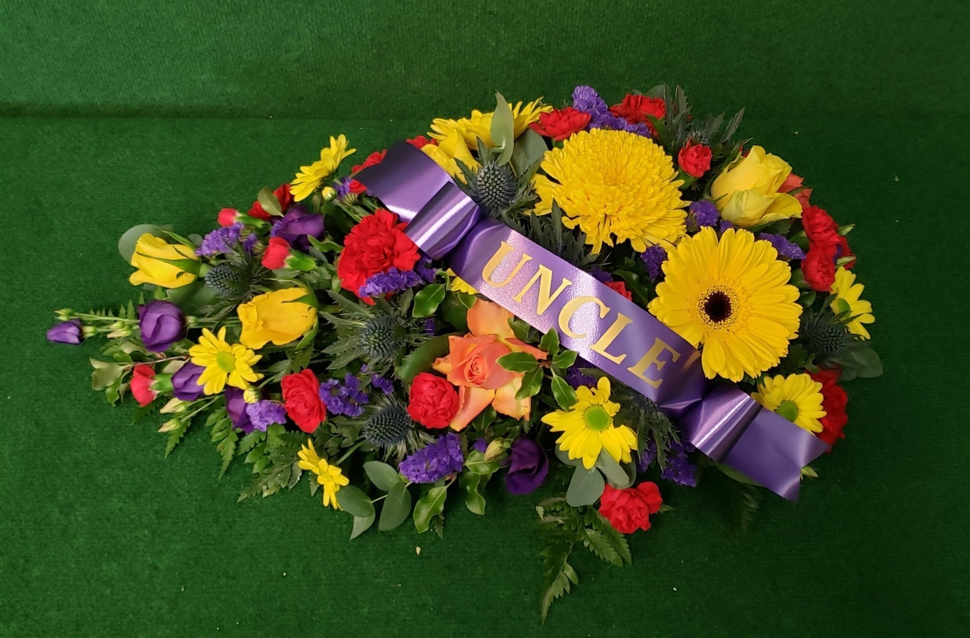 For Local Delivery - Single Ended Funeral Spray starting from £50.00