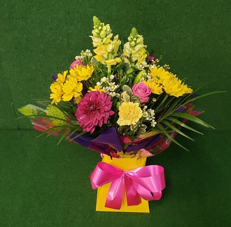 For National Delivery - Aqua Pack Hand-tied Bouquets   (BEST SELLER)   Fantastic for any occasions starting from £50.00