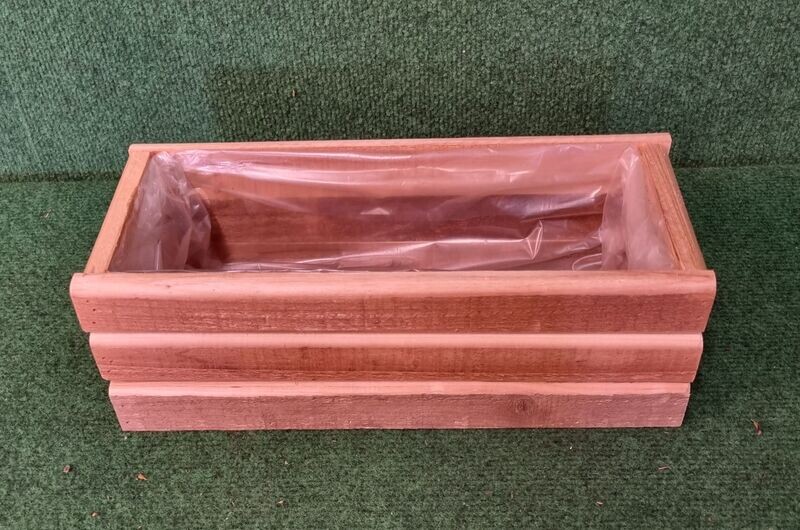 35cm Rectangular Wooden Planter