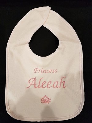 personalised bibs for wedding