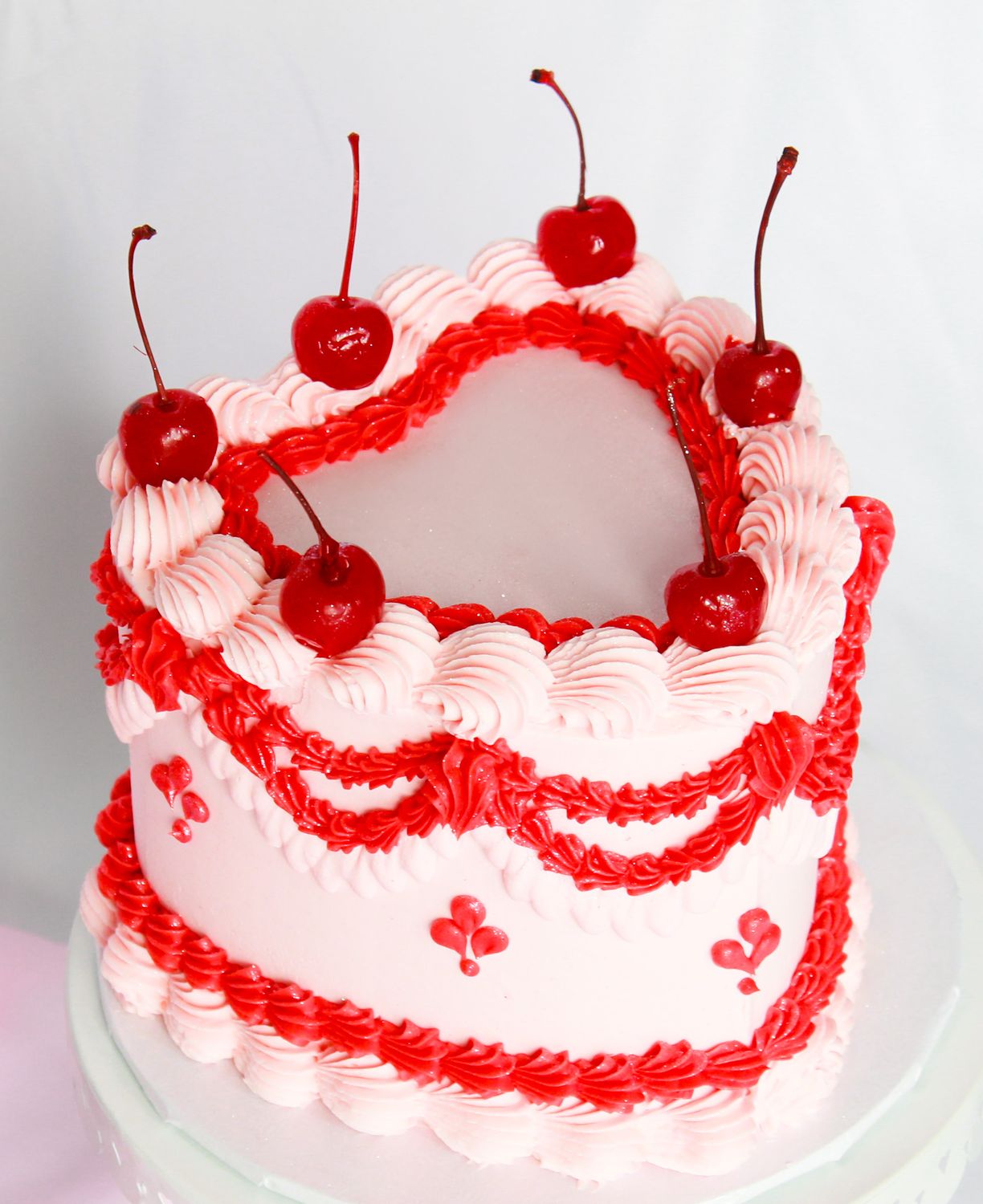Vintage Heart Cake