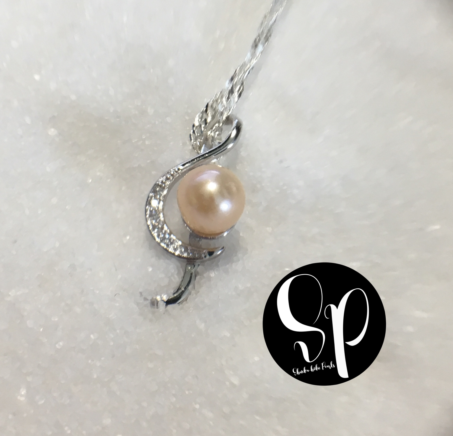 Treble Clef Solitaire Pendant