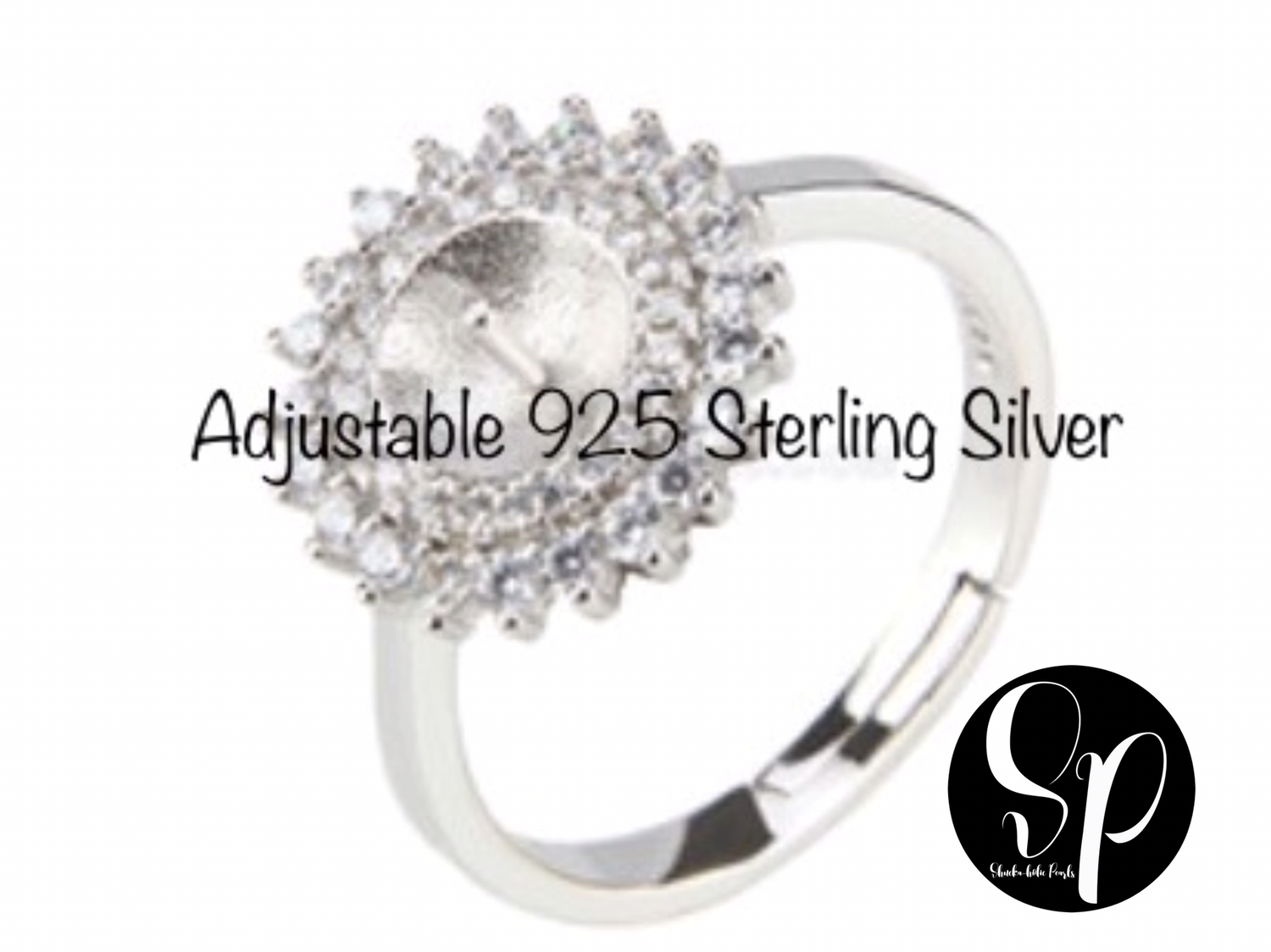Sunburst Cubic Zirconia Ring