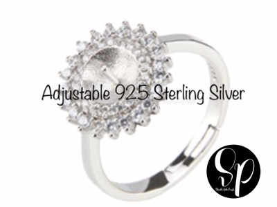 Sunburst Cubic Zirconia Ring