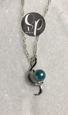 Treble Clef Solitaire Pendant