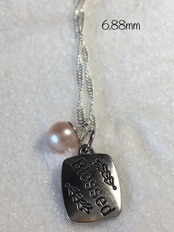 Charm Pendant - Blessed
