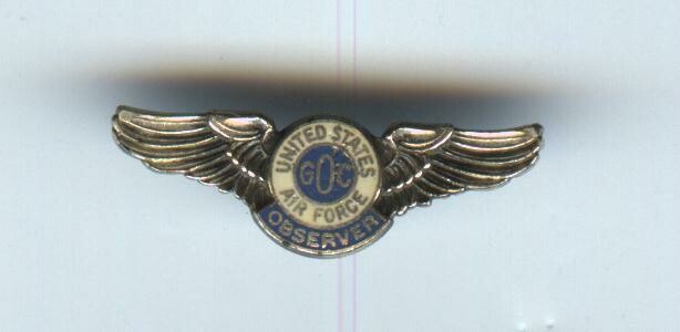 Air Force Ground Observer Corps Wings-1.5&quot;