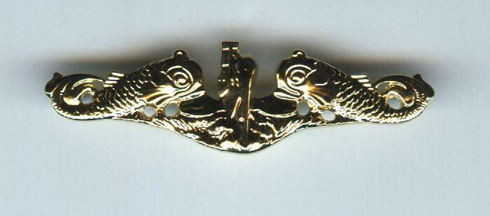 Naval Submarine Officers Badge