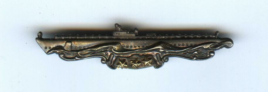 WW2 Naval Submarine Combat Patrol Badge