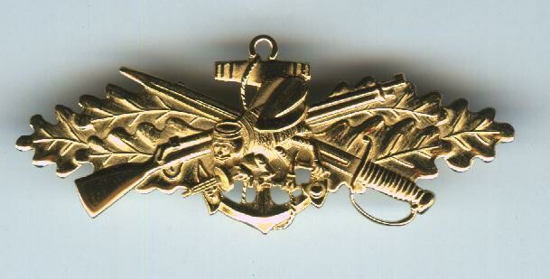 Naval Seabee Combat Officer Badge