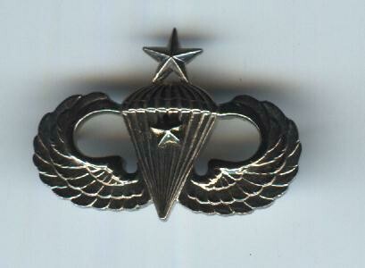 Army Senior Parachutist Badge w/Combat Star